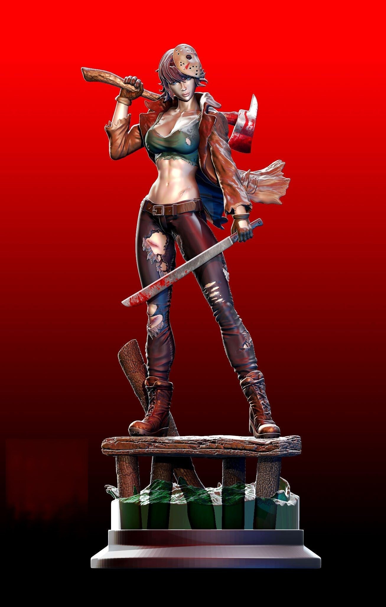 0756 Jason 13th Female Version - STL 3D Print Files