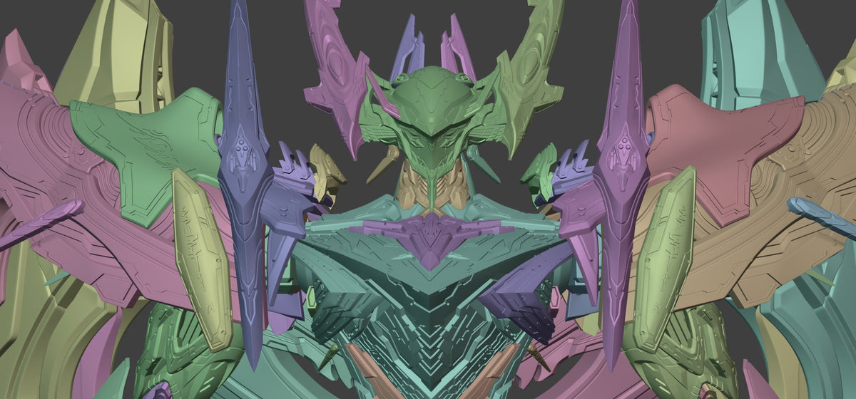 2052 Exostrider and Aemeath_Wuthering Waves - STL 3D Print Files