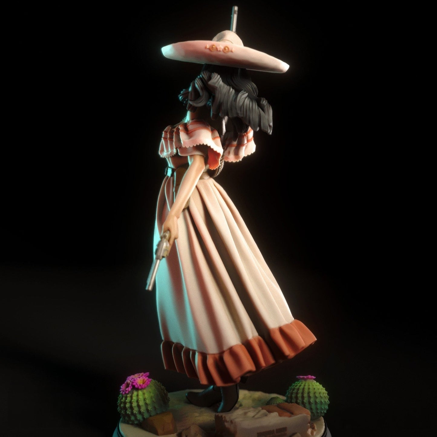 0737 Daniela NSFW - Mexican Gunslinger - STL 3D Print Files