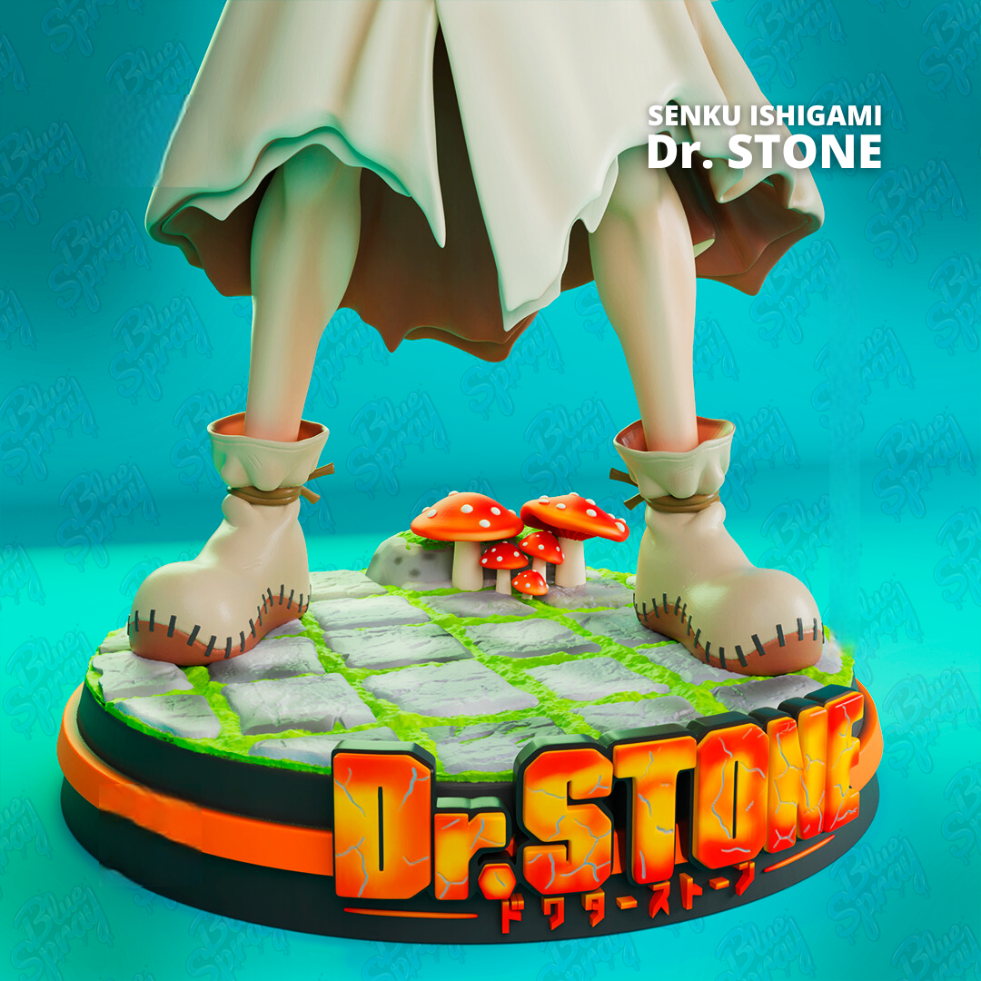 0433 Senku Ishigami - Dr. Stone - STL 3D Print Files