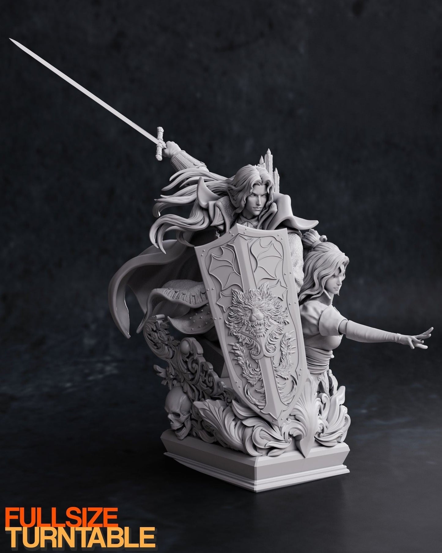 0710 Alucard AND Maria - Symphony of the Night - STL 3D Print Files