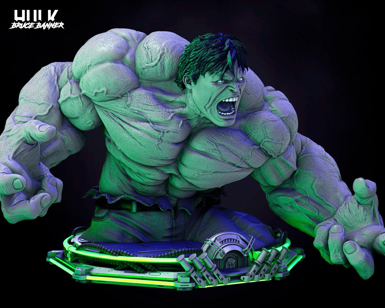 0432 Hulk 2023 Bust - Marvel Comics (1430) - STL 3D Print Files