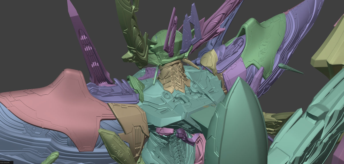2052 Exostrider and Aemeath_Wuthering Waves - STL 3D Print Files