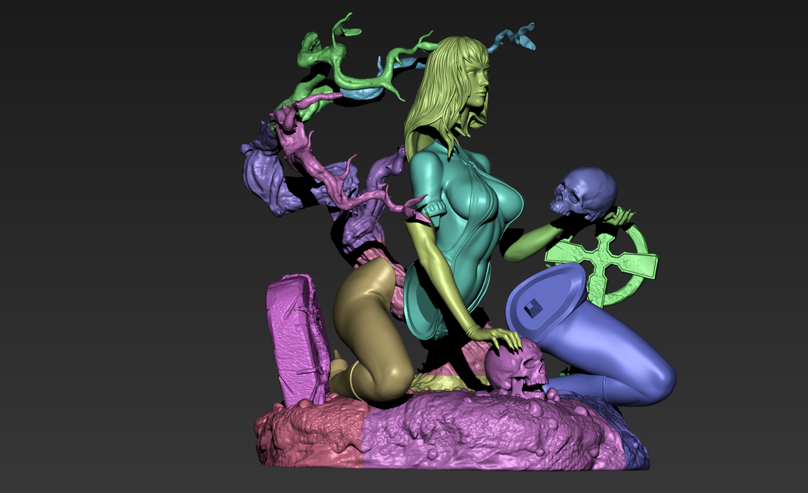 0486 Vampirella NSFW (1322) - STL 3D Print Files