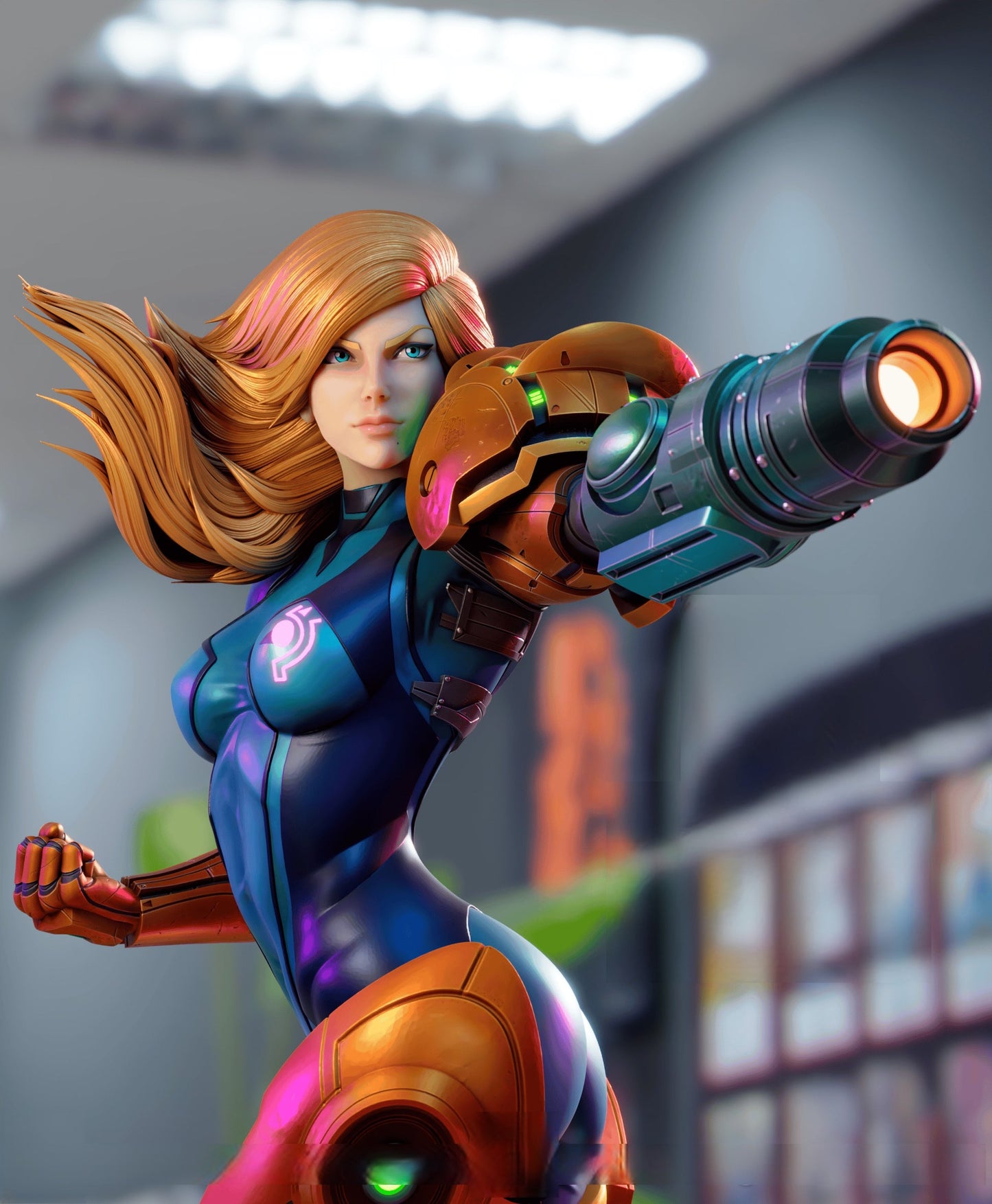 0495 Samus Aran NSFW - Metroid (1707) - STL 3D Print Files