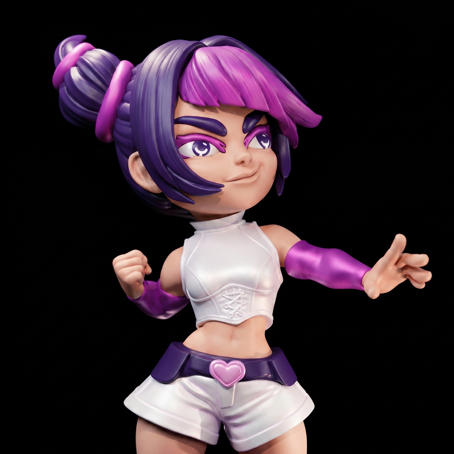 1537 Juri_Street Fighter - STL 3D Print Files