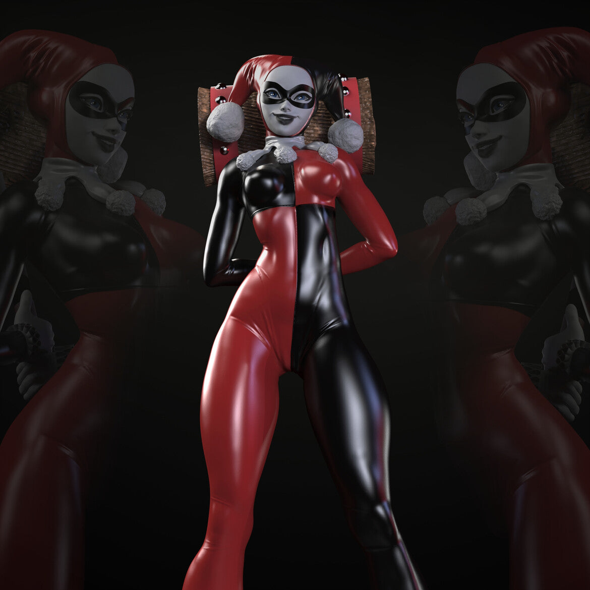 0736 Harley Quinn Classic NSFW - STL 3D Print Files