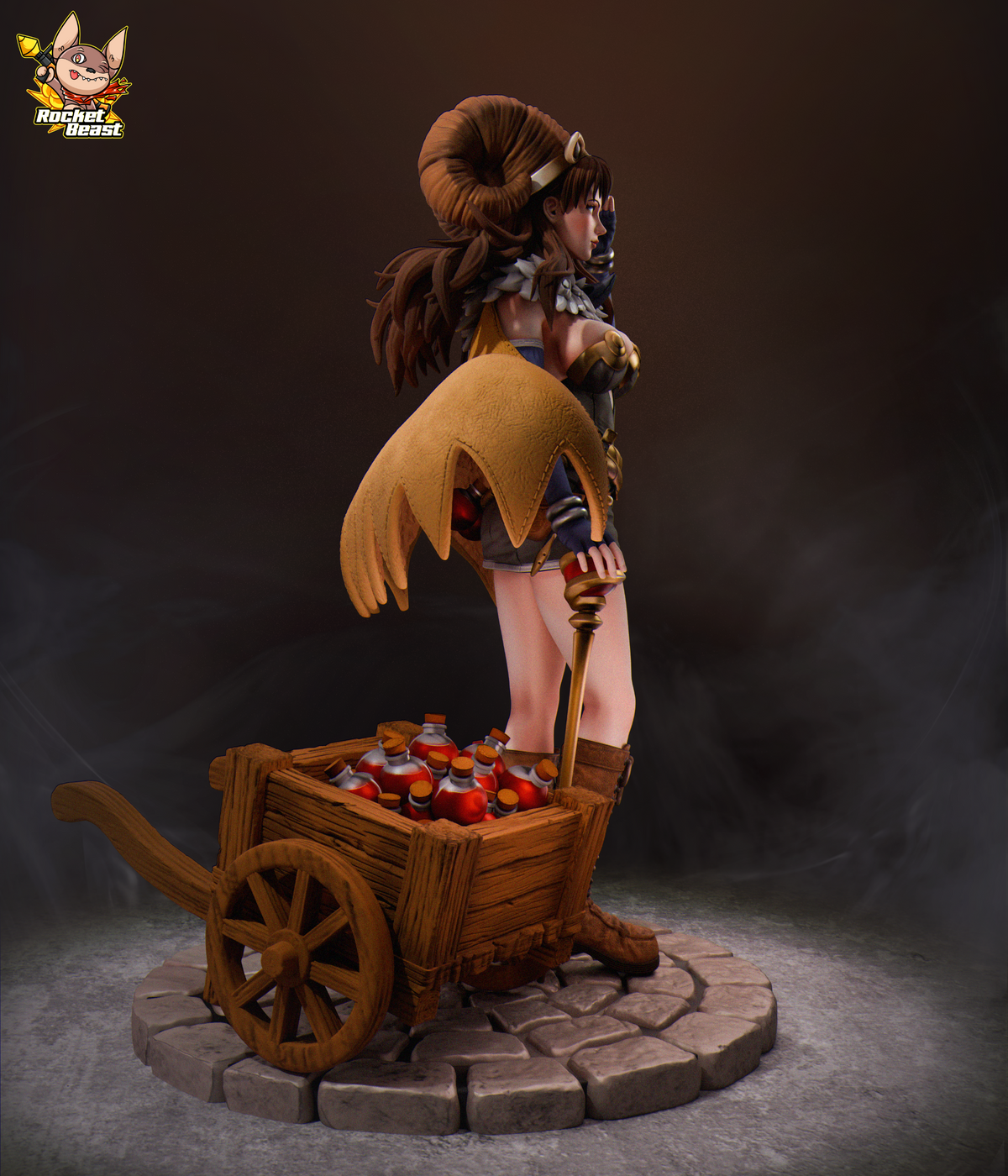 2068 Lady Alchemist - STL 3D Print Files
