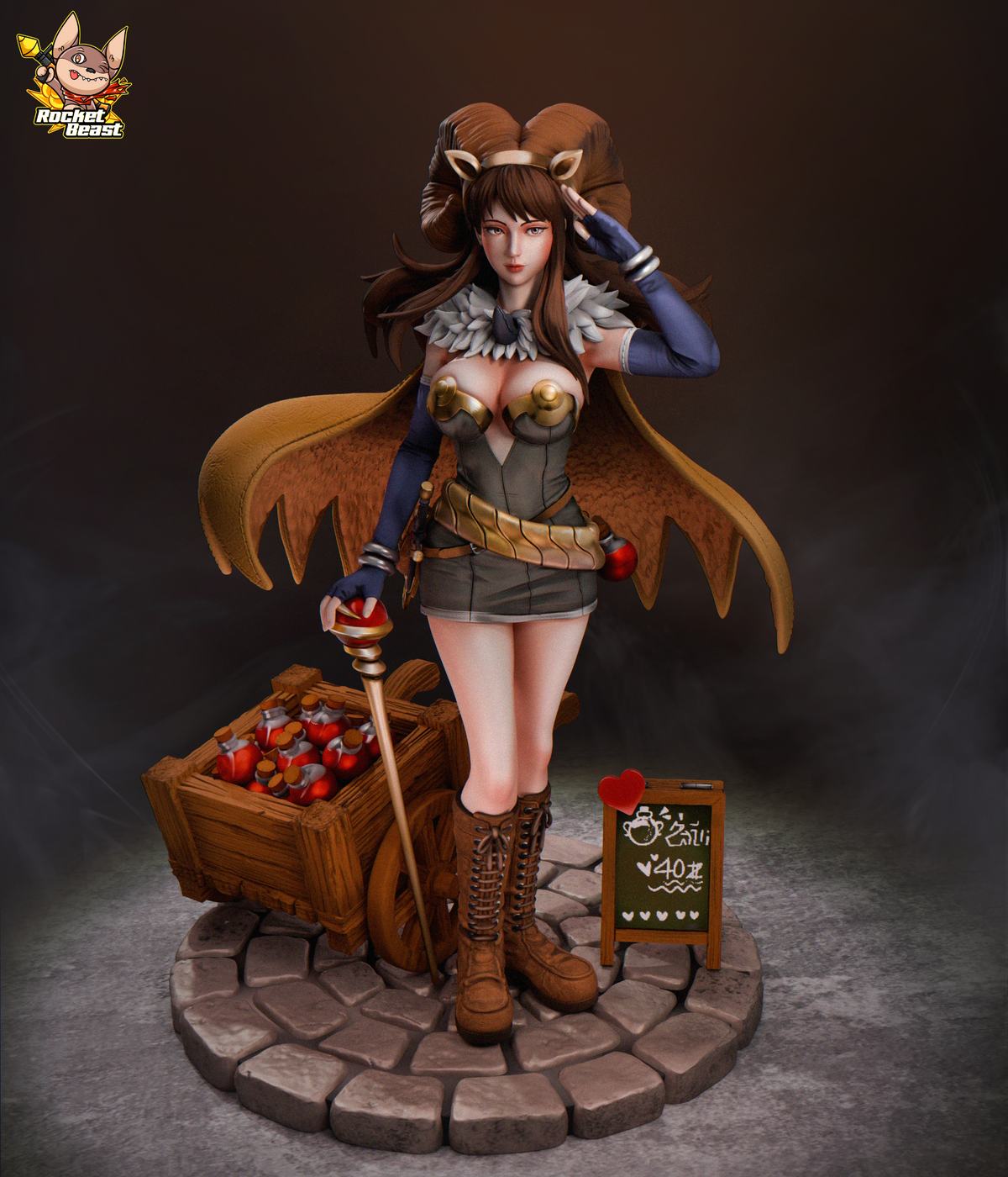 2068 Lady Alchemist - STL 3D Print Files