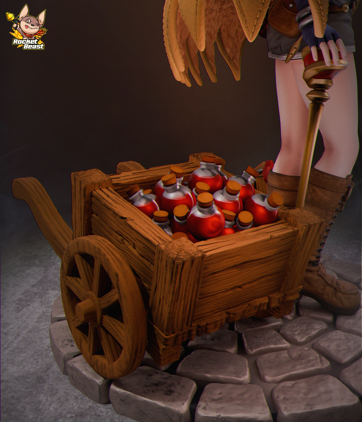2068 Lady Alchemist - STL 3D Print Files