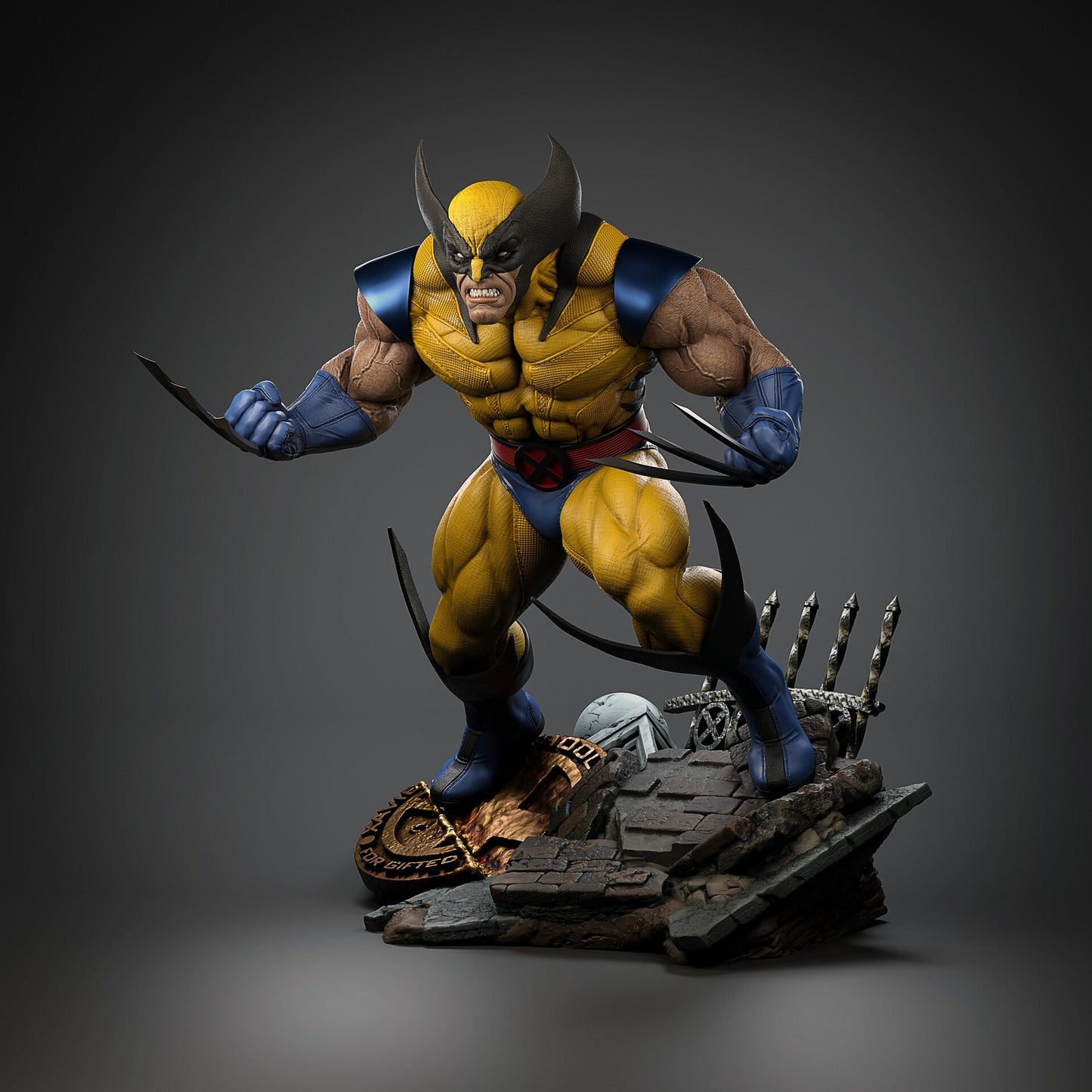 0191 Wolverine Comic - X-men (1726) - STL 3D Print Files