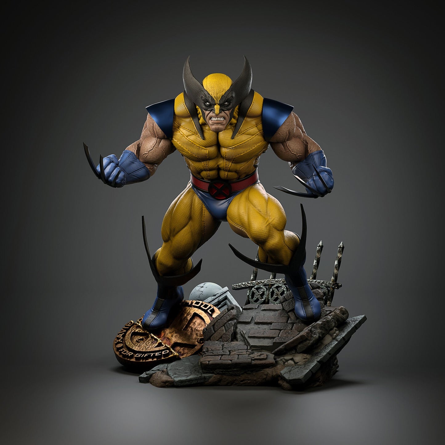 0191 Wolverine Comic - X-men (1726) - STL 3D Print Files