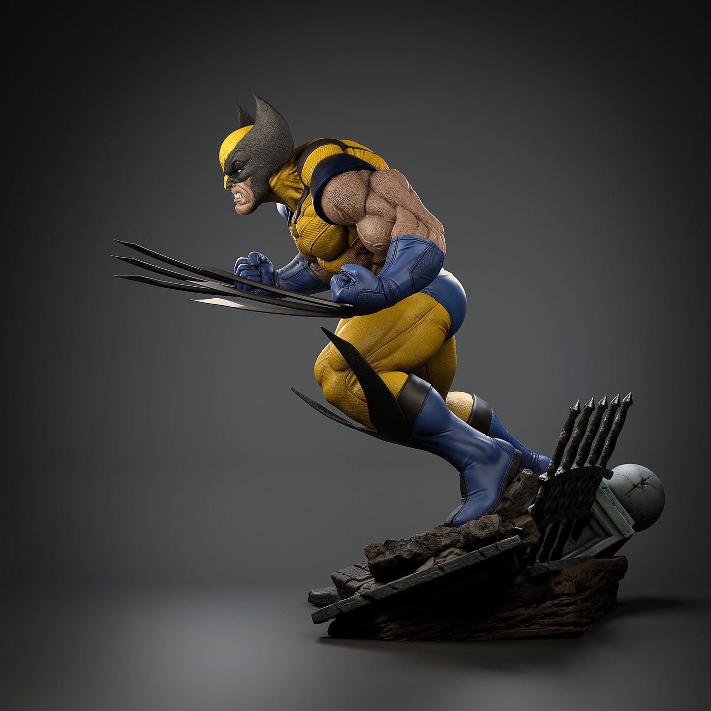 0191 Wolverine Comic - X-men (1726) - STL 3D Print Files