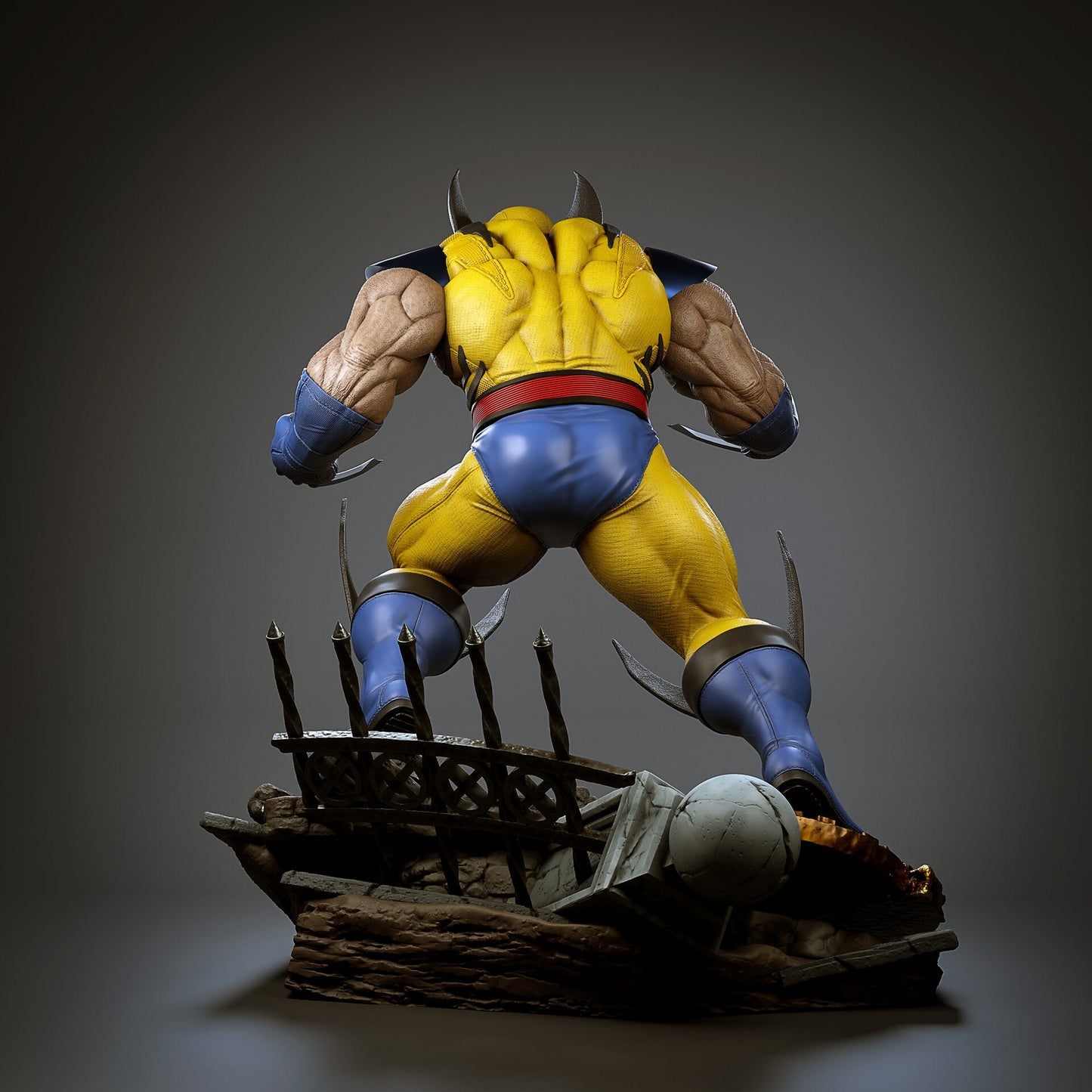 0191 Wolverine Comic - X-men (1726) - STL 3D Print Files