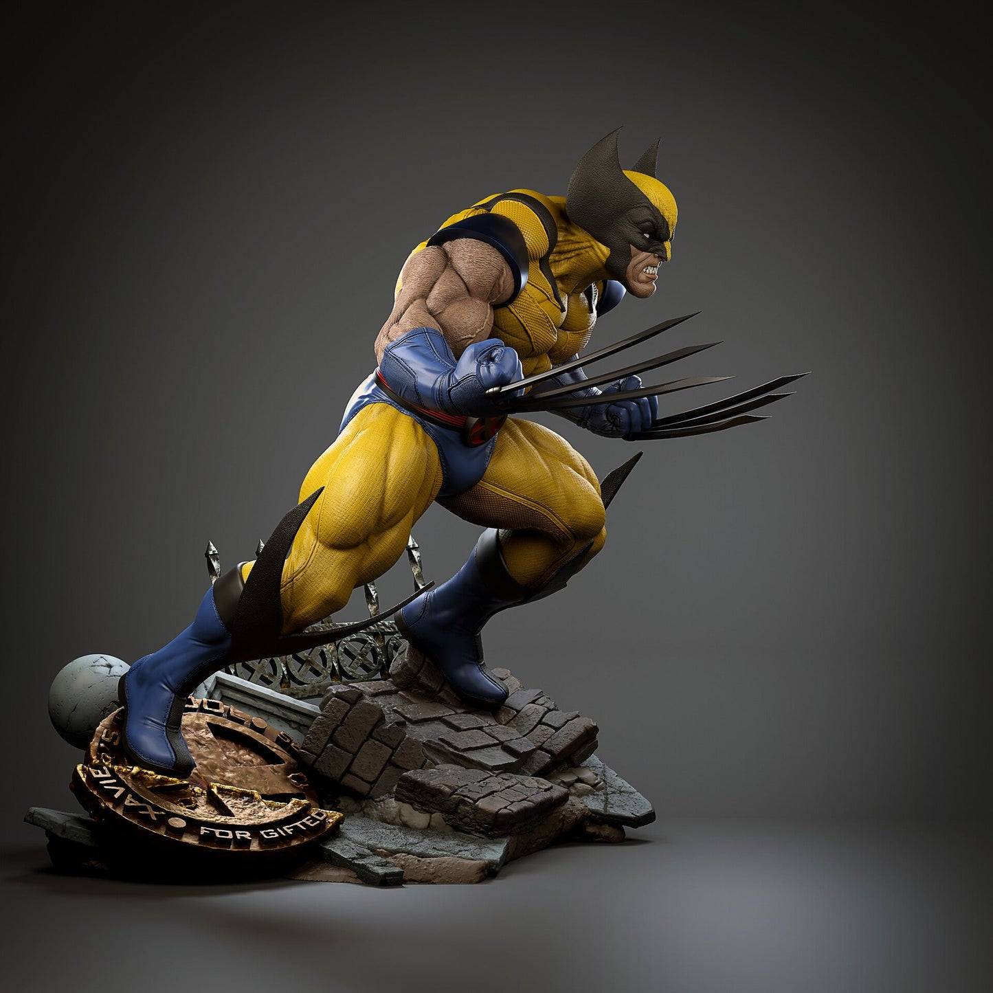 0191 Wolverine Comic - X-men (1726) - STL 3D Print Files