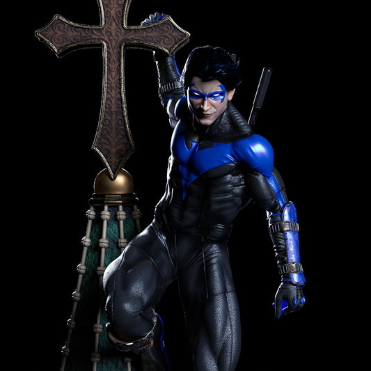 0811 Nightwing II Statue and Bust - STL 3D Print Files