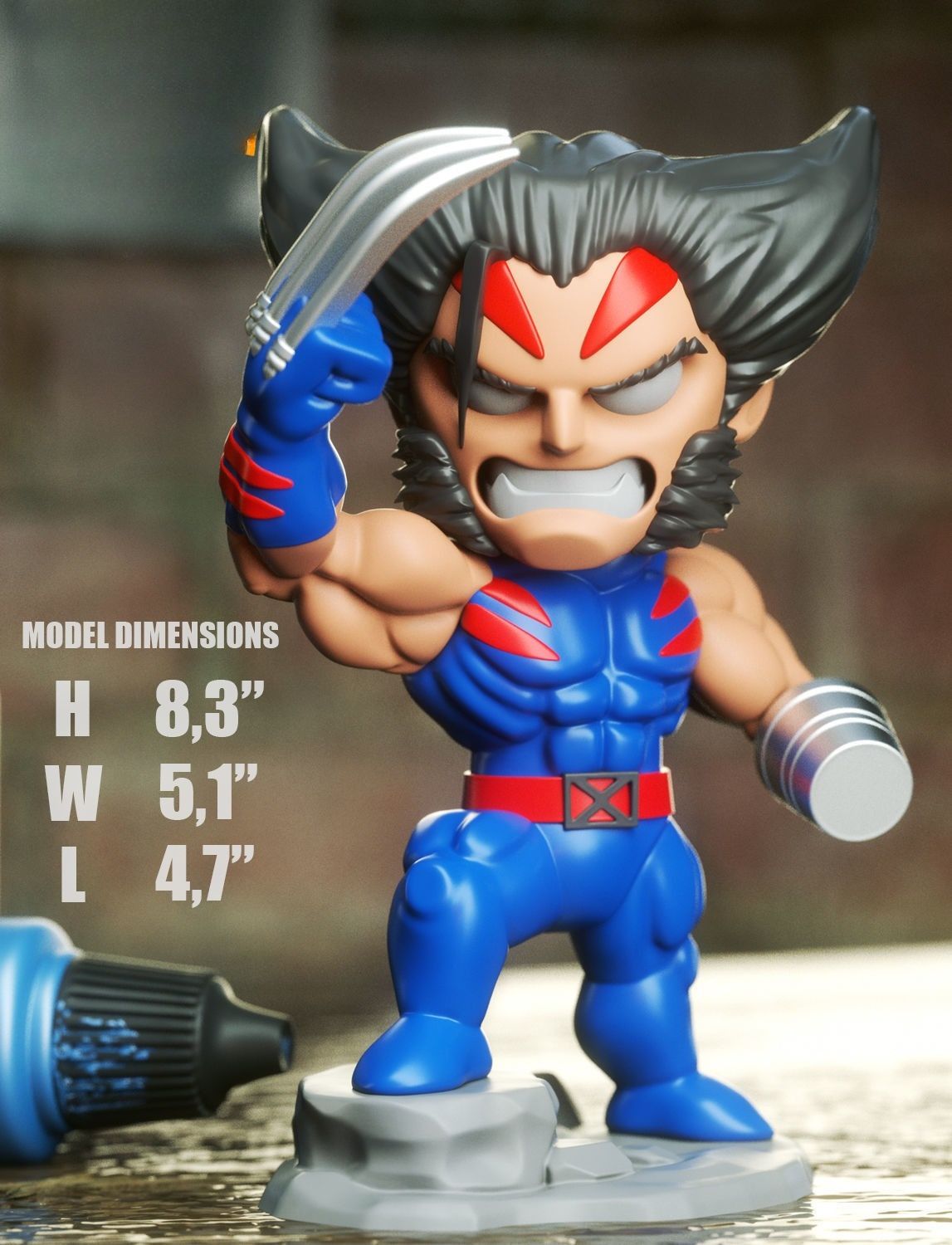0104 AOA Wolverine - STL 3D Print Files