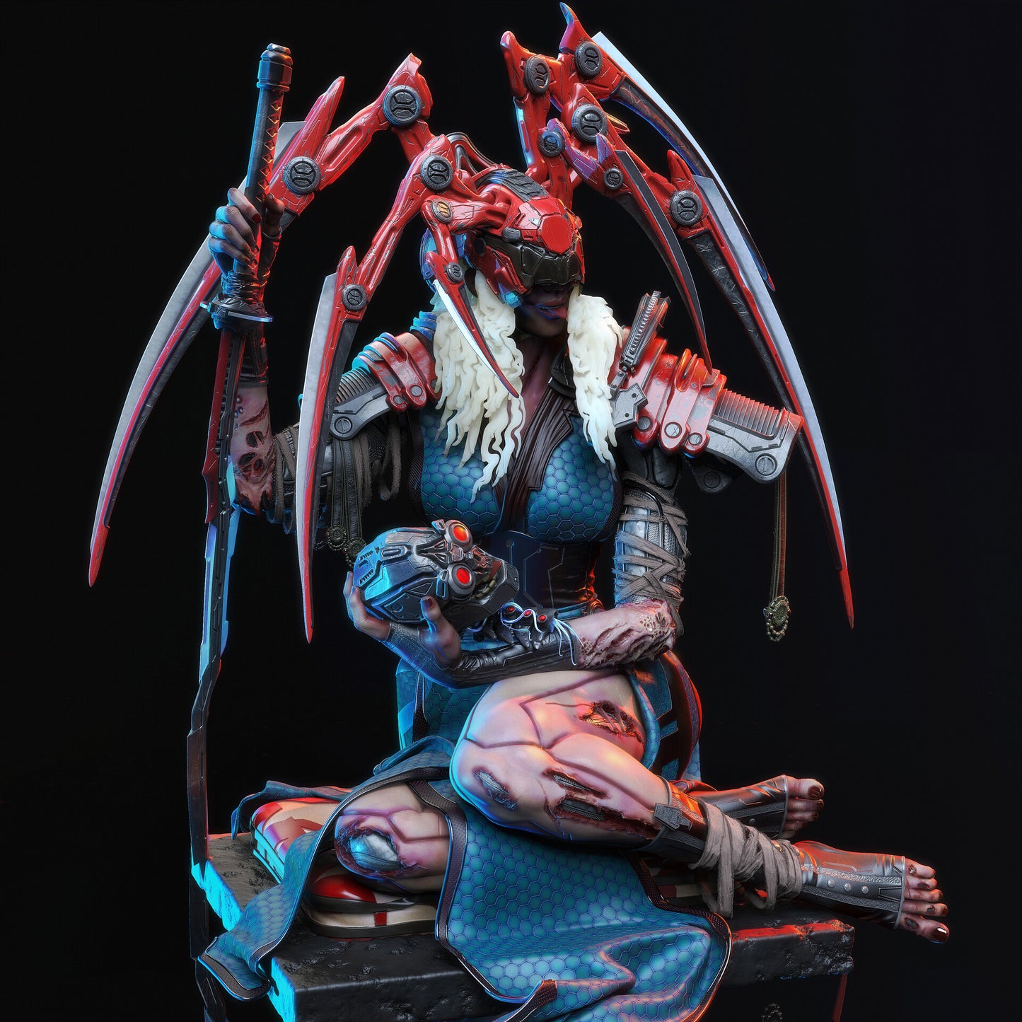 1101 Wendy_Cyberpunk - STL 3D Print Files
