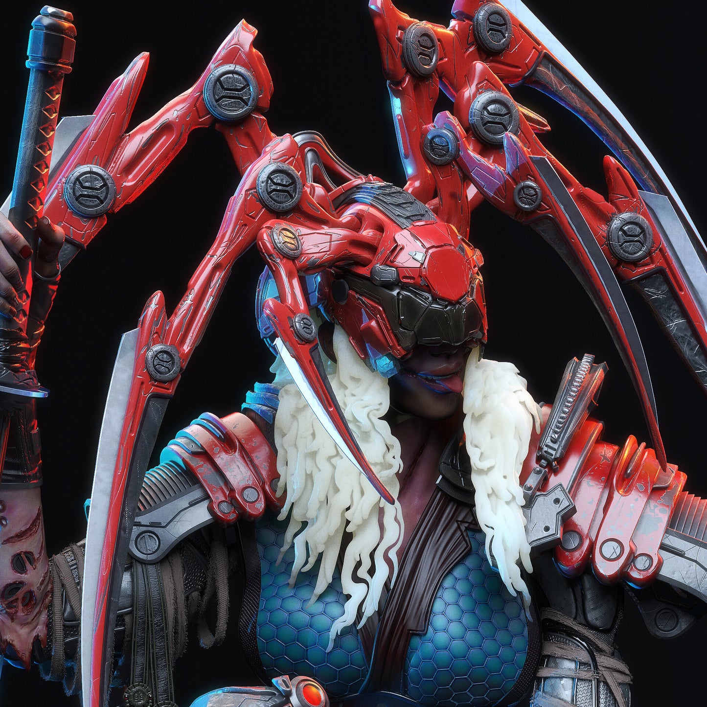 1101 Wendy_Cyberpunk - STL 3D Print Files