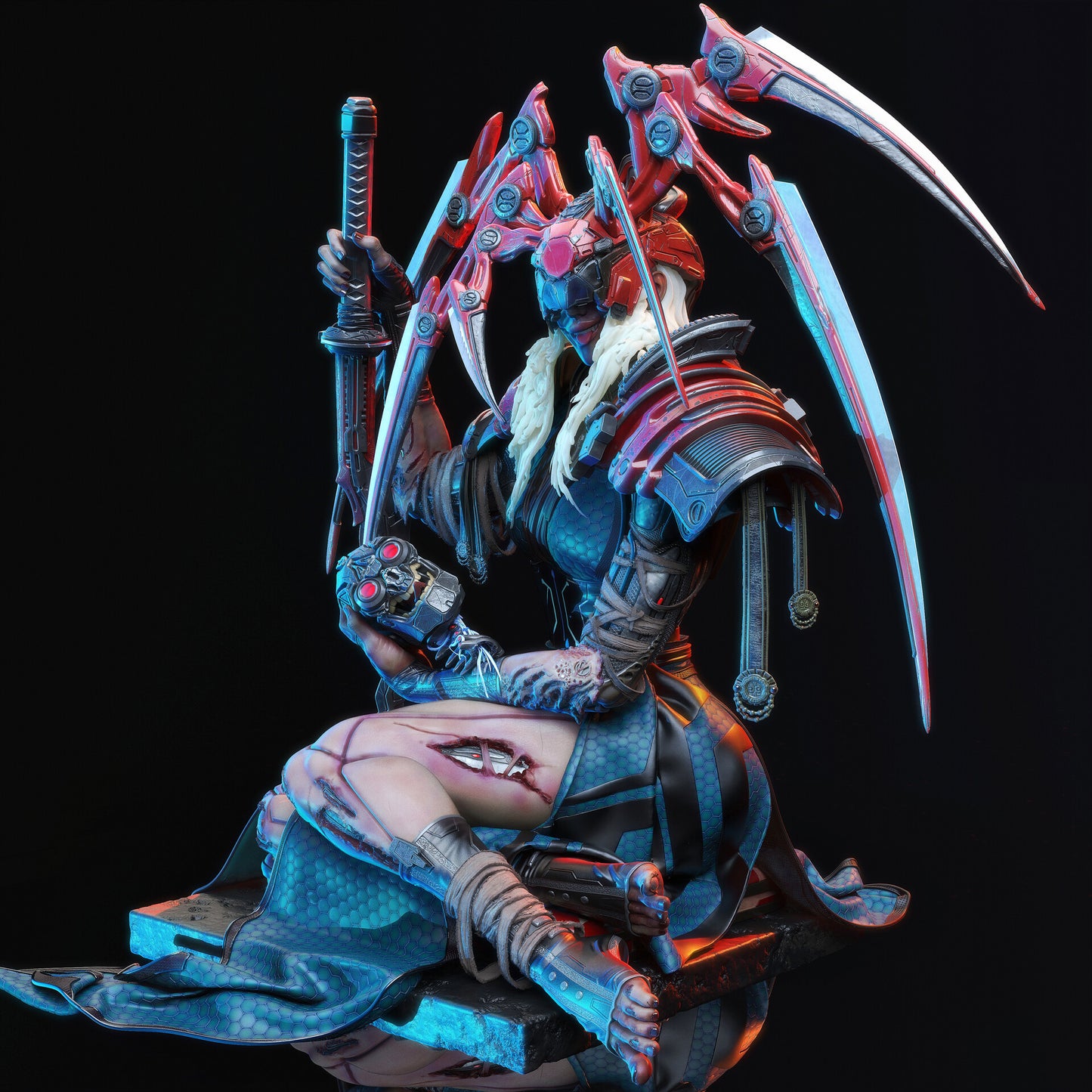 1101 Wendy_Cyberpunk - STL 3D Print Files