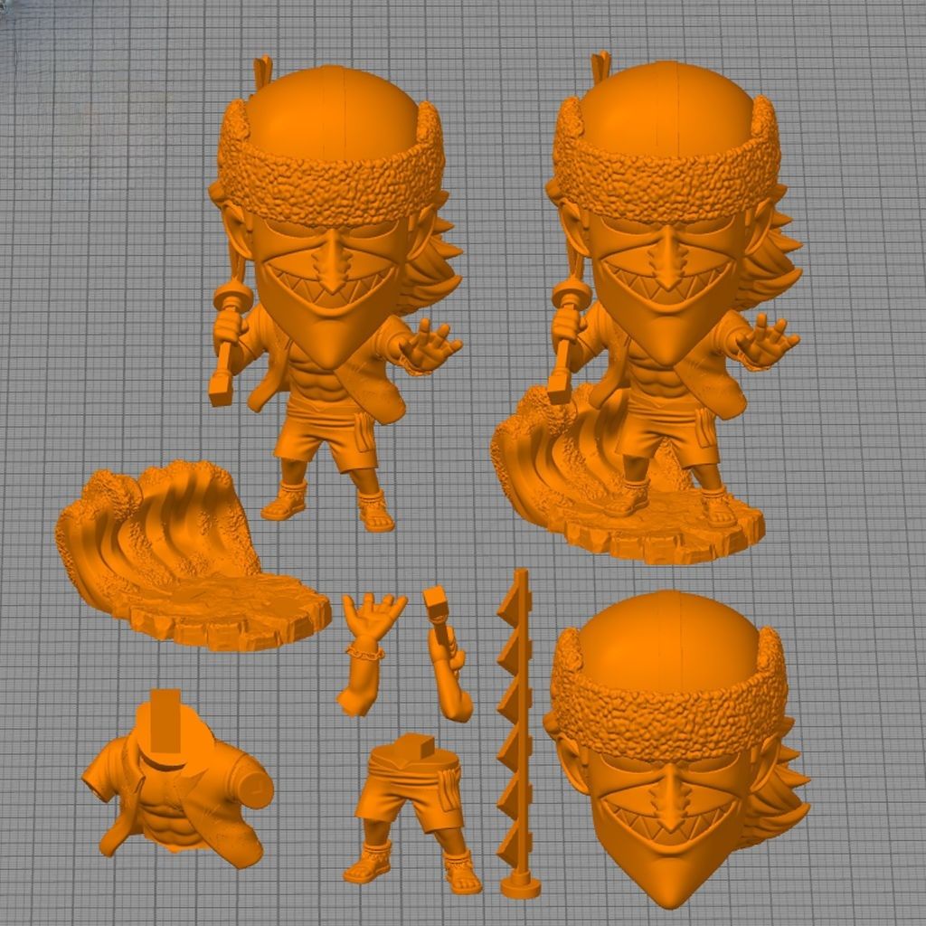 0108 Arlong - STL 3D Print Files