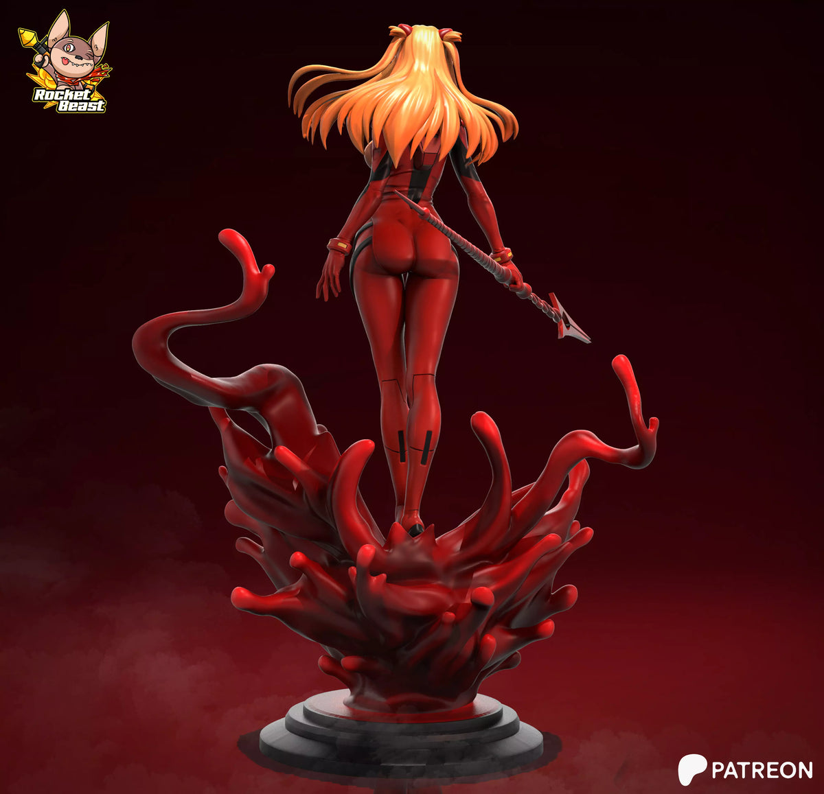 2056 Asuka Langley Soryu - STL 3D Print Files