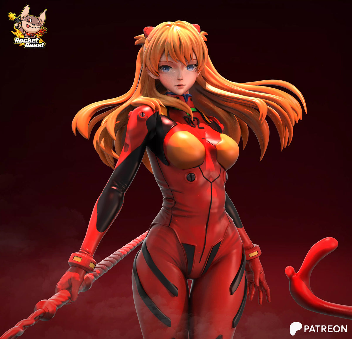 2056 Asuka Langley Soryu - STL 3D Print Files