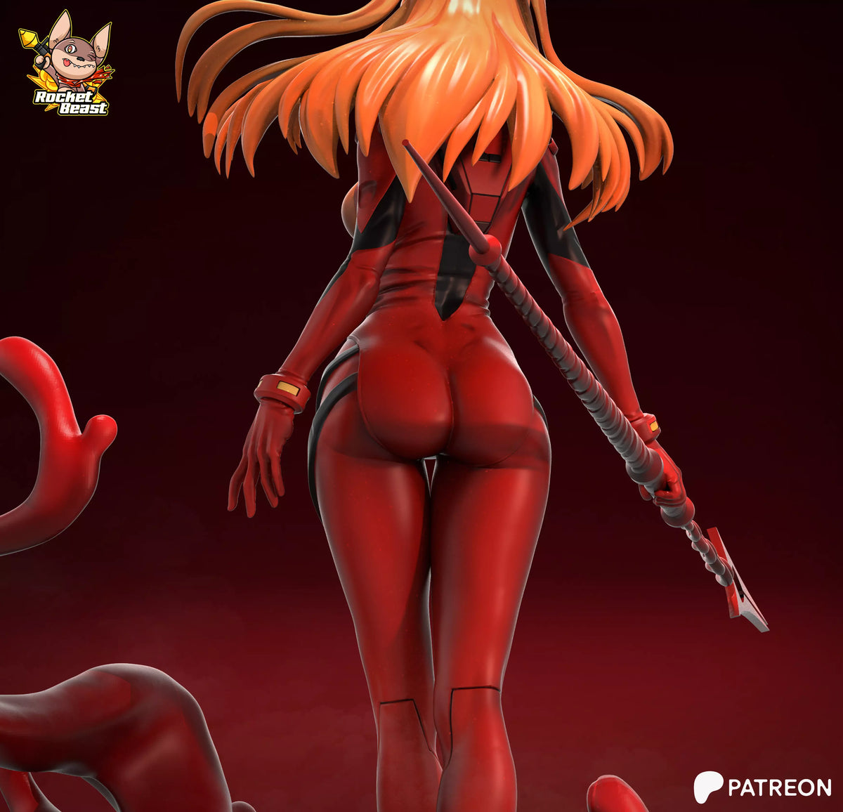 2056 Asuka Langley Soryu - STL 3D Print Files
