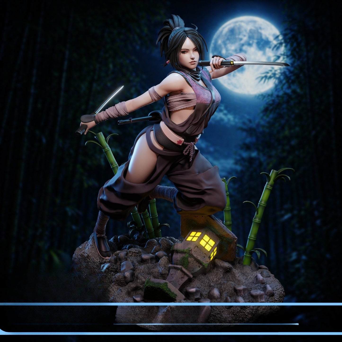 1013 Ayame_ Tenchu Fatal Shadows - STL 3D Print Files