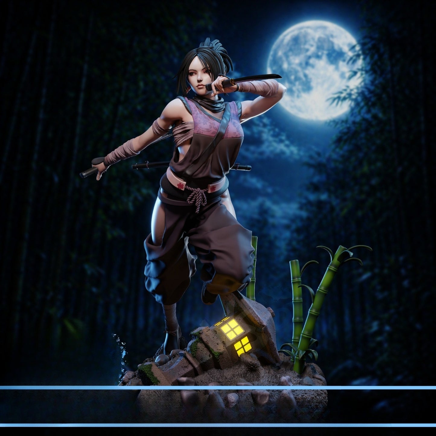 1013 Ayame_ Tenchu Fatal Shadows - STL 3D Print Files