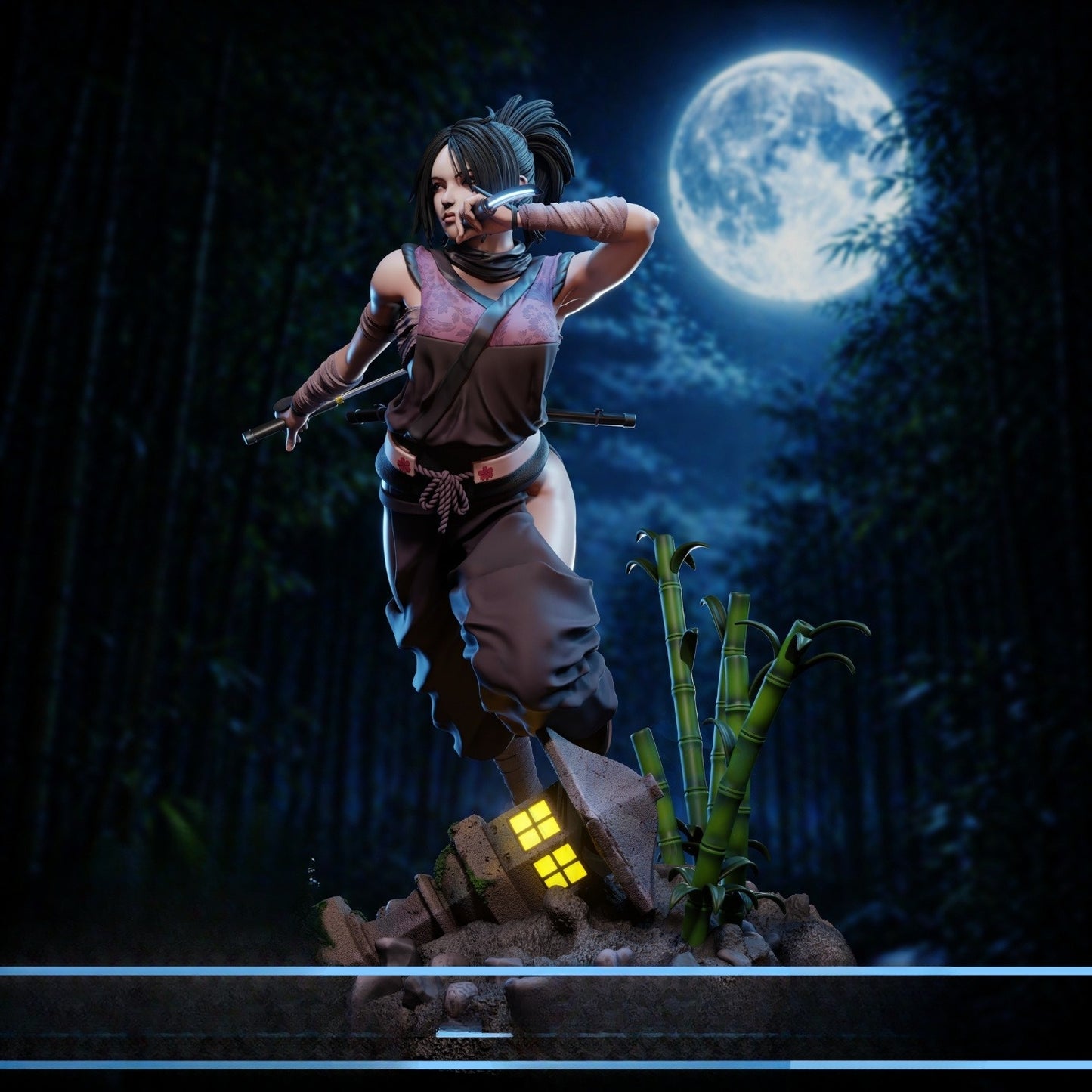 1013 Ayame_ Tenchu Fatal Shadows - STL 3D Print Files