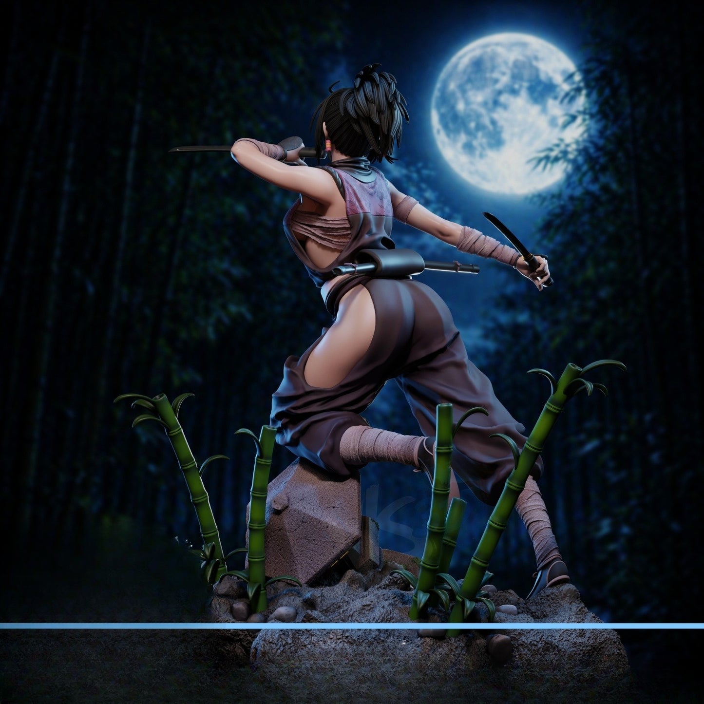 1013 Ayame_ Tenchu Fatal Shadows - STL 3D Print Files