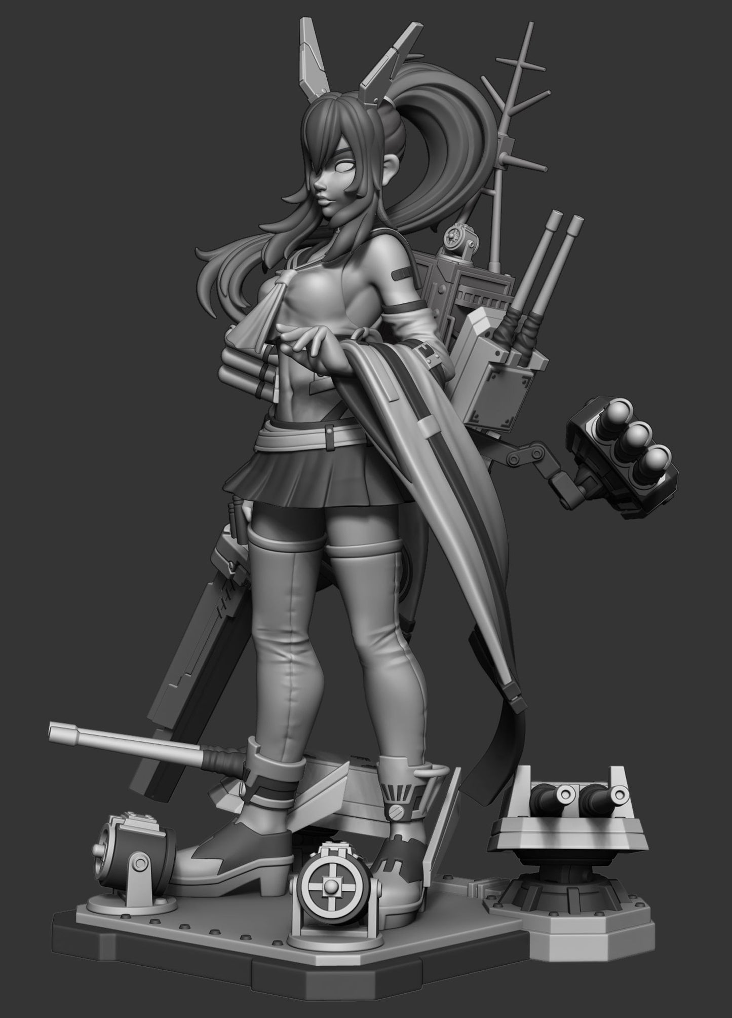 1155 Ayanami_Azur Lane - STL 3D Print Files