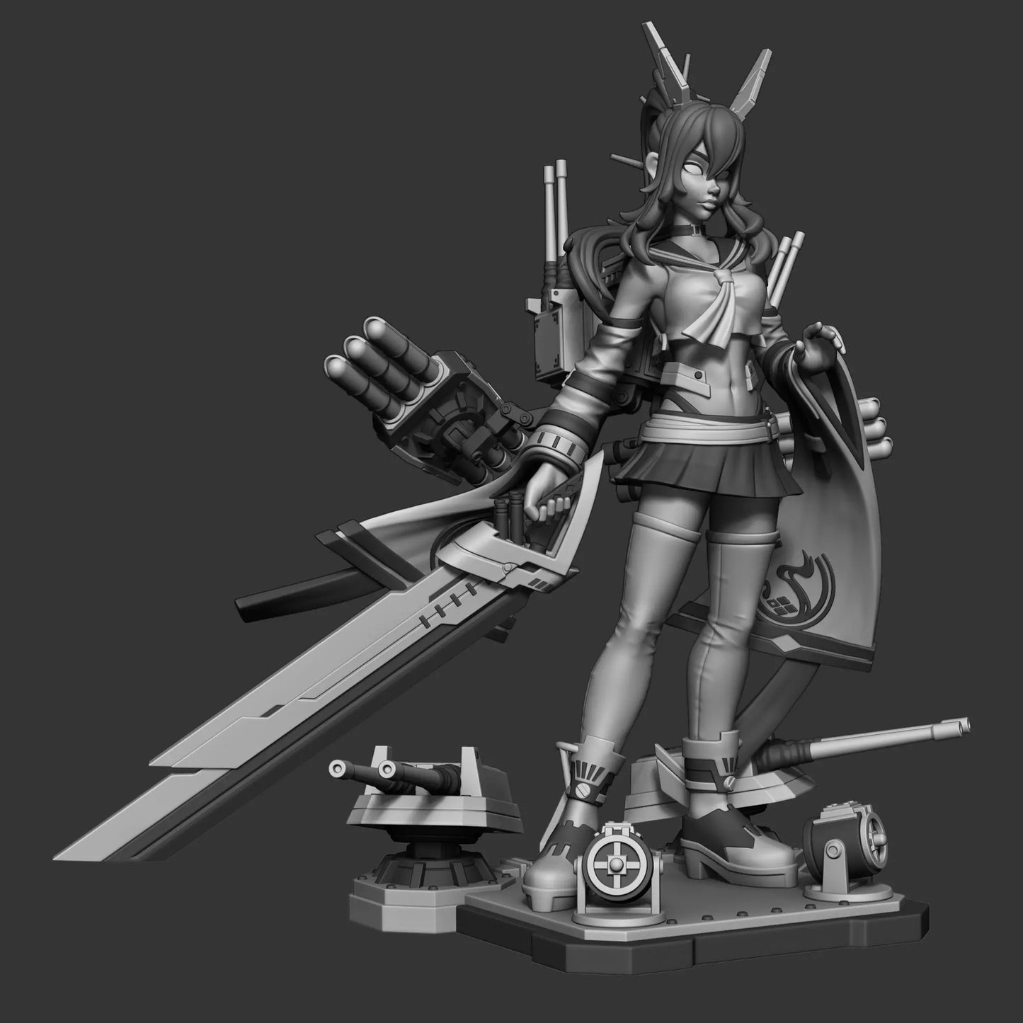1155 Ayanami_Azur Lane - STL 3D Print Files