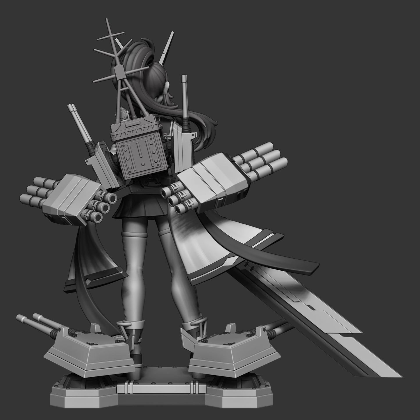 1155 Ayanami_Azur Lane - STL 3D Print Files