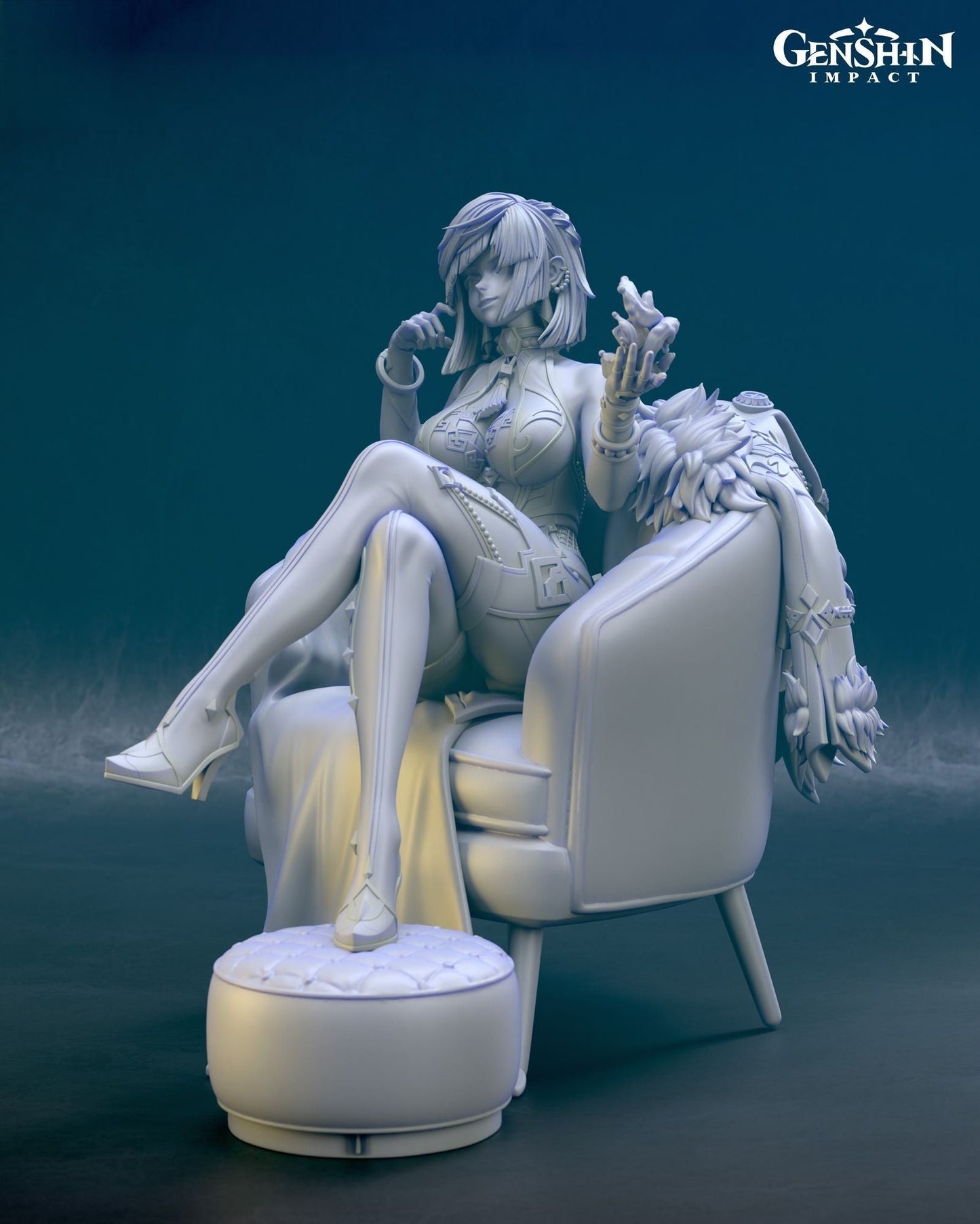 0798 Yelan - Genshin Impact - STL 3D Print Files