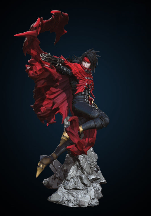 0162 Vincent Valentine - Final Fantasy - STL 3D Print Files