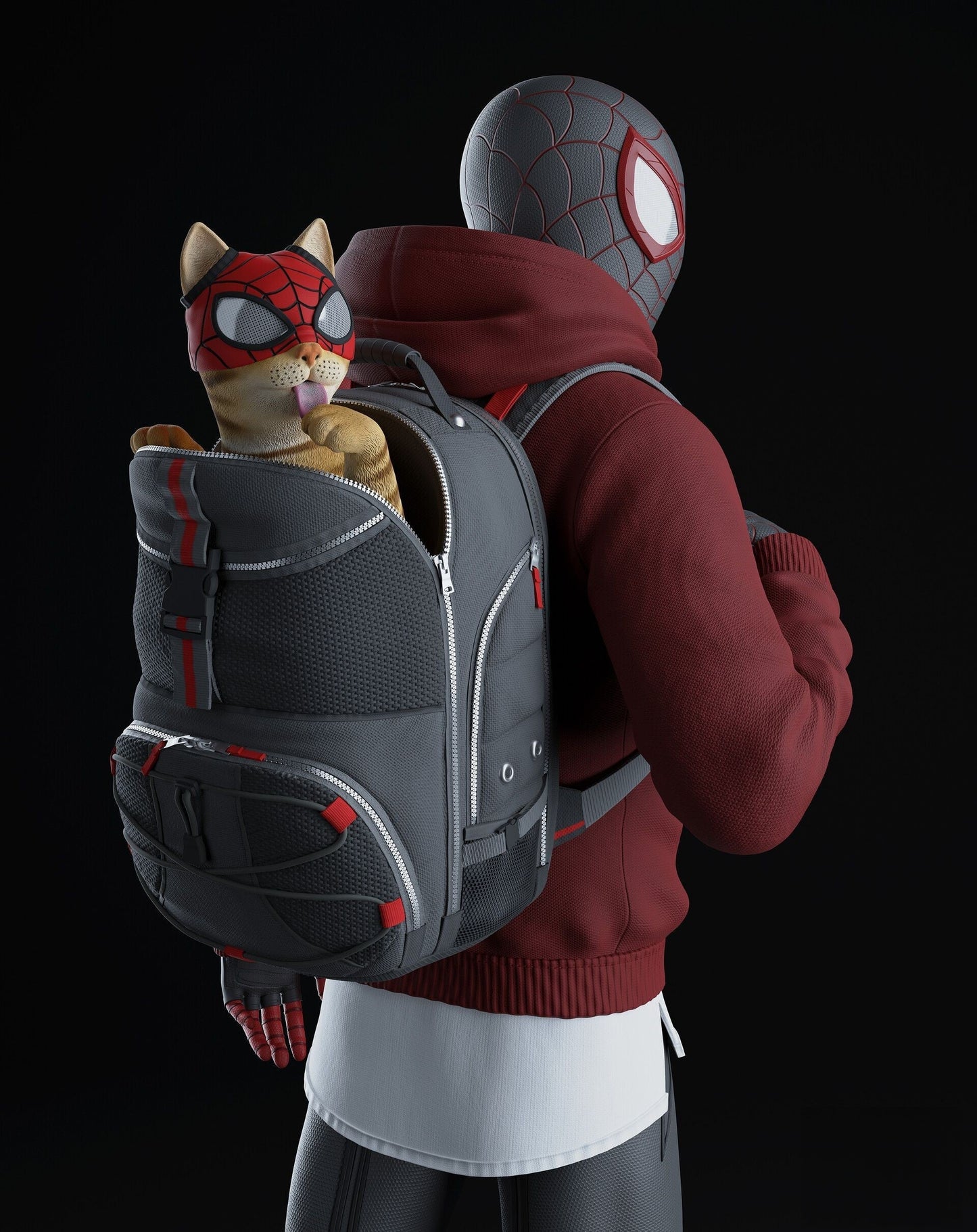 0479 Miles Morales - Spider-Man (1327) - STL 3D Print Files