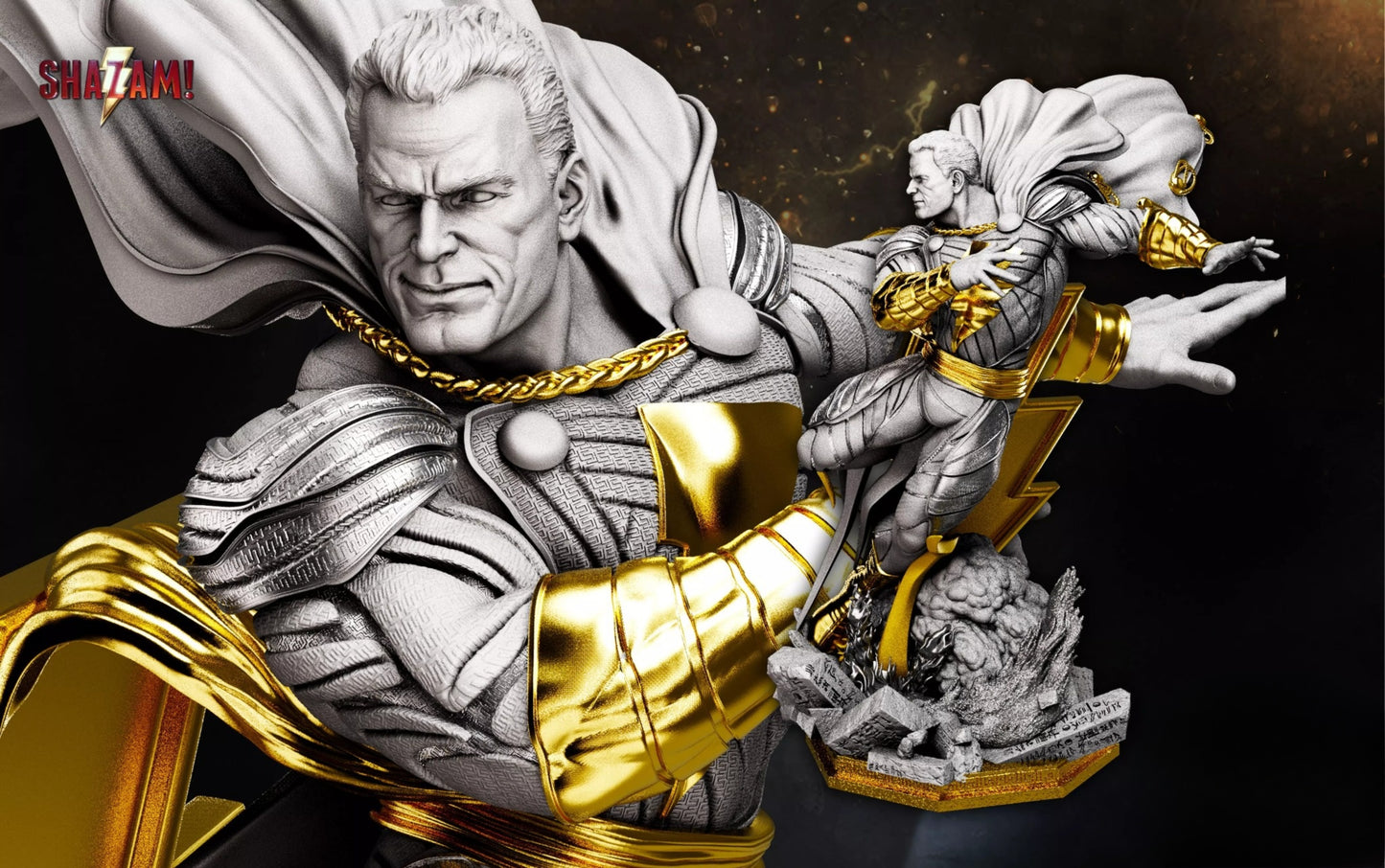 1156 Shazam_DC Comics - STL 3D Print Files