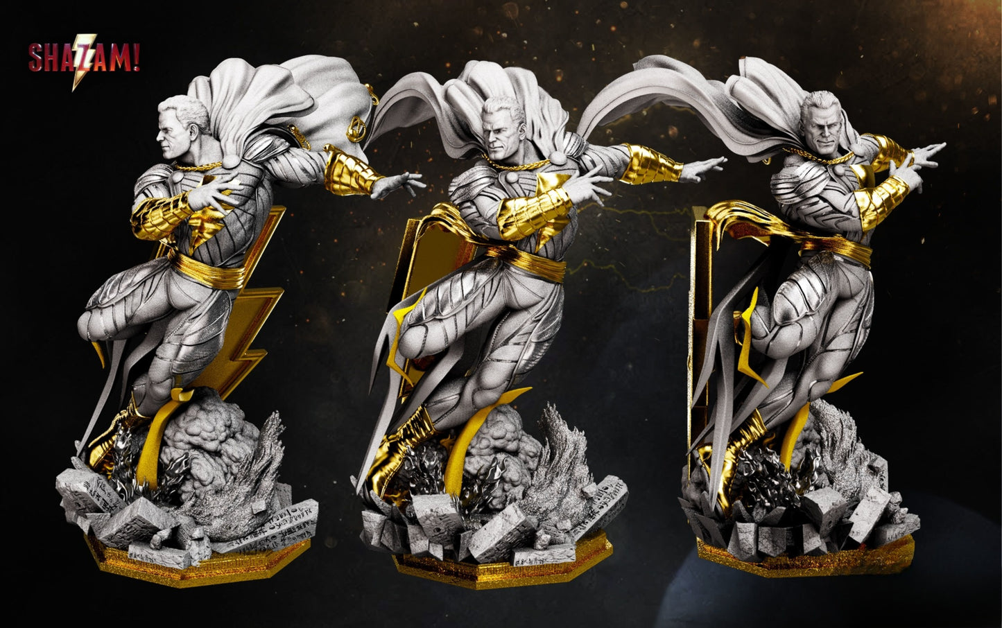 1156 Shazam_DC Comics - STL 3D Print Files