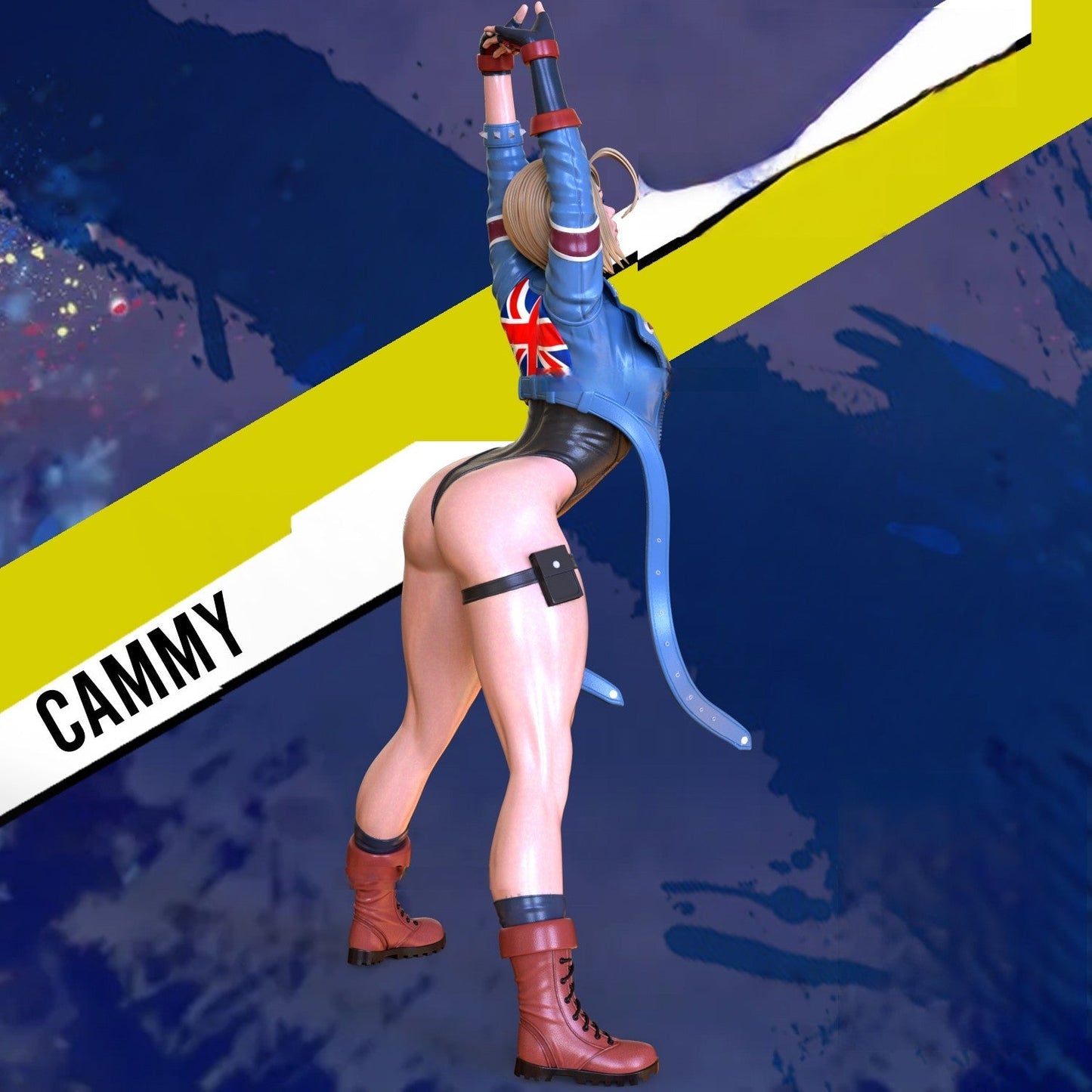0493 Cammy NSFW - Street Fighter (1351) - STL 3D Print Files