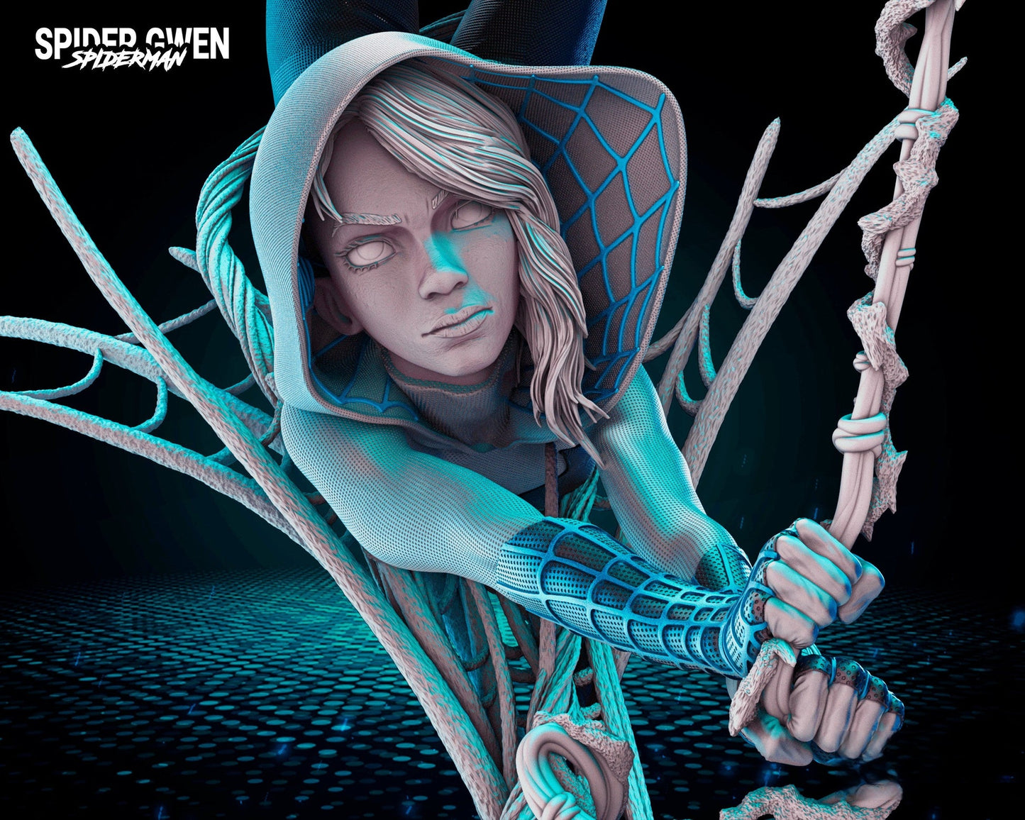 0658 Spider Gwen (1491) - STL 3D Print Files