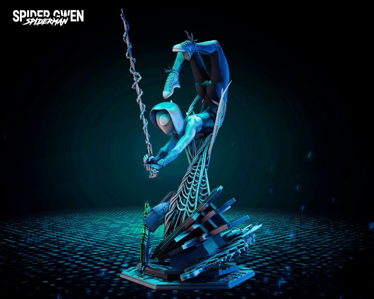 0658 Spider Gwen (1491) - STL 3D Print Files