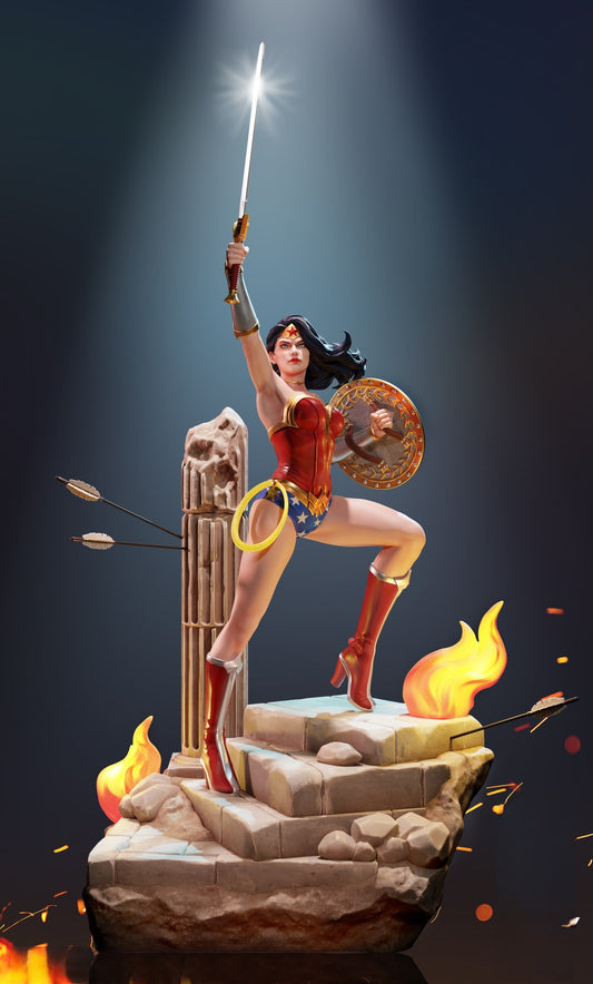 0131 Wonder Woman - DC Comics (1469) - STL 3D Print Files