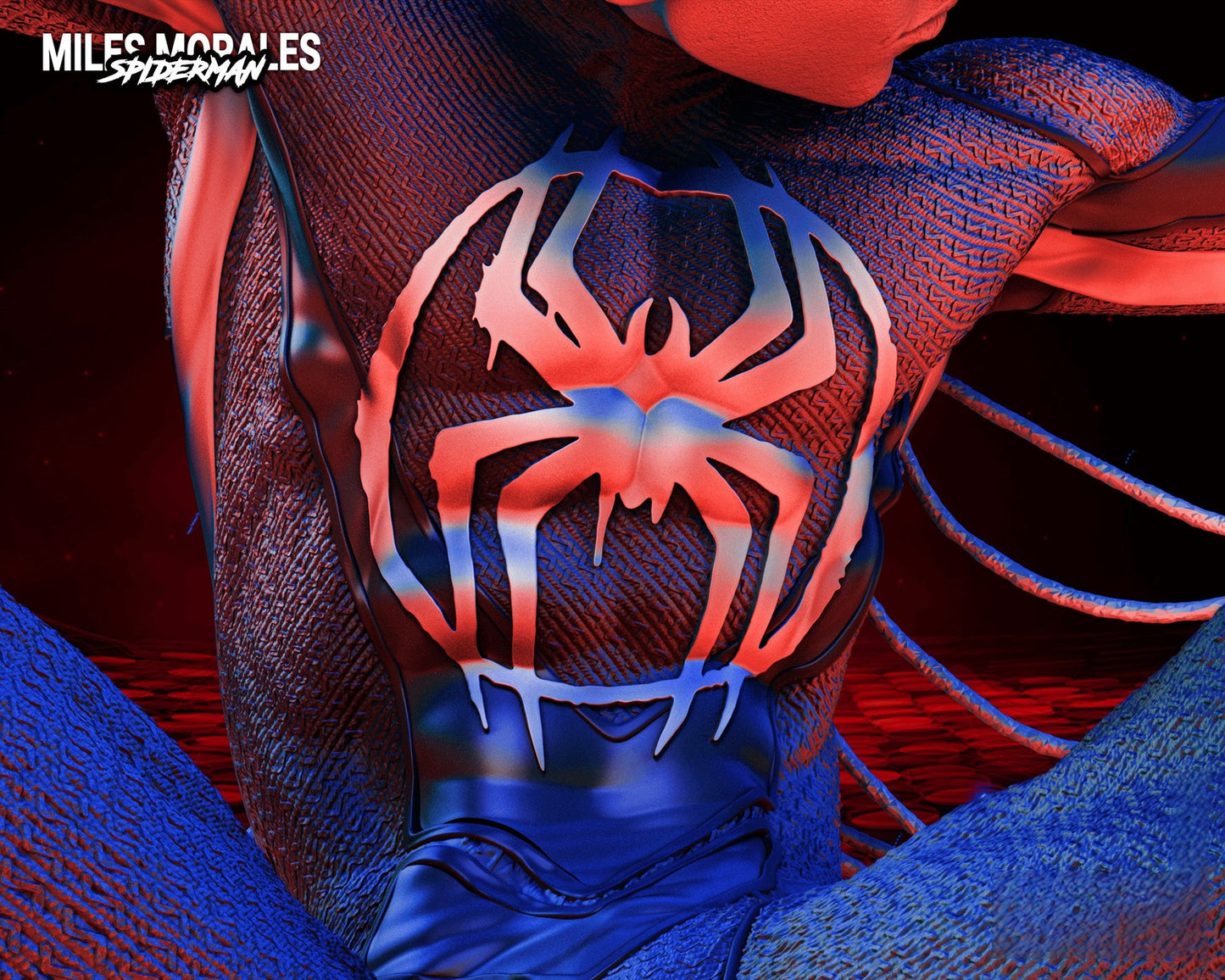 0122 Miles Morales - Spider-Man (1490) - STL 3D Print Files