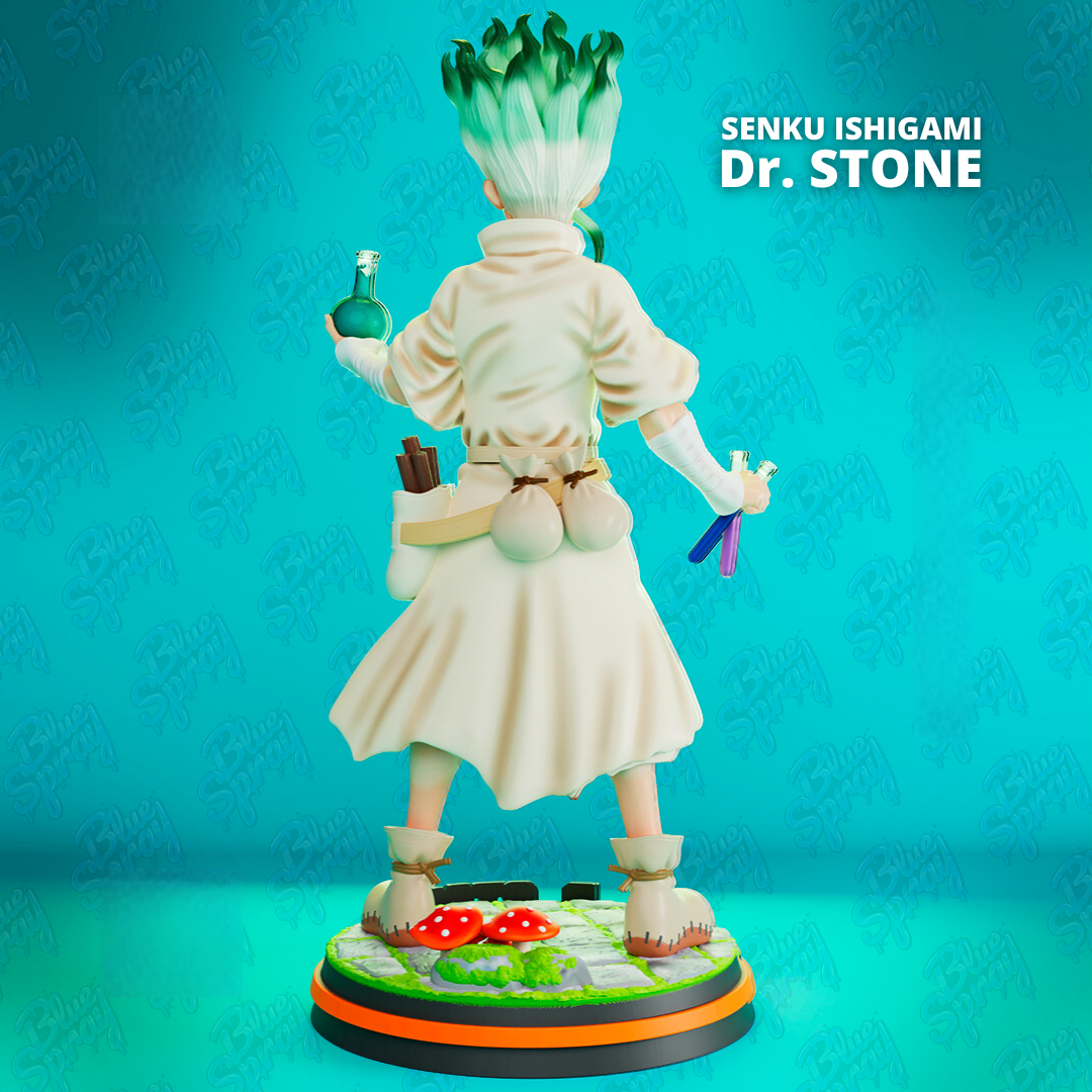 0433 Senku Ishigami - Dr. Stone - STL 3D Print Files