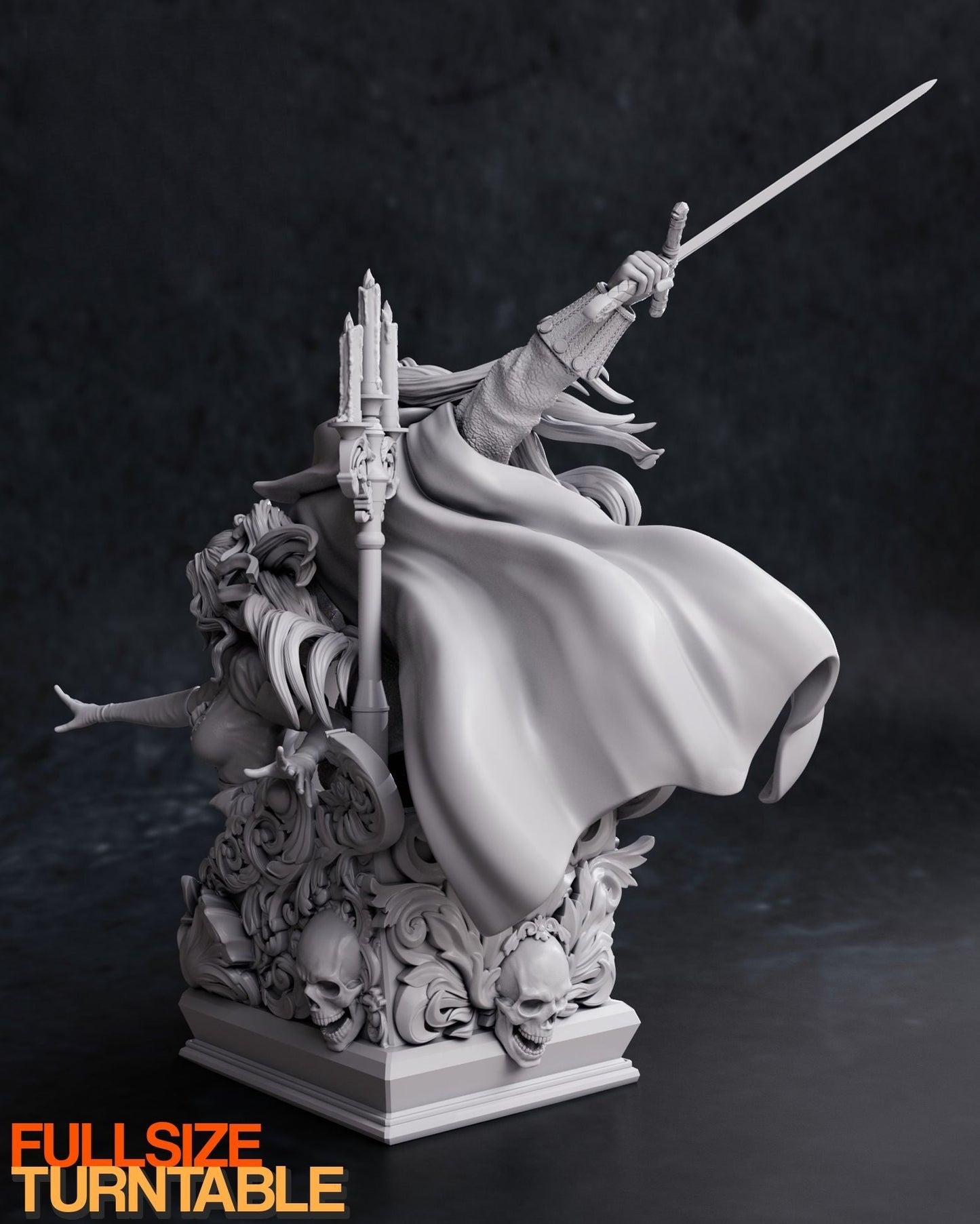0710 Alucard AND Maria - Symphony of the Night - STL 3D Print Files