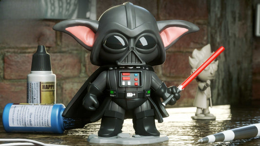 0092 Baby Yoda as Darth Vader - STL 3D Print Files