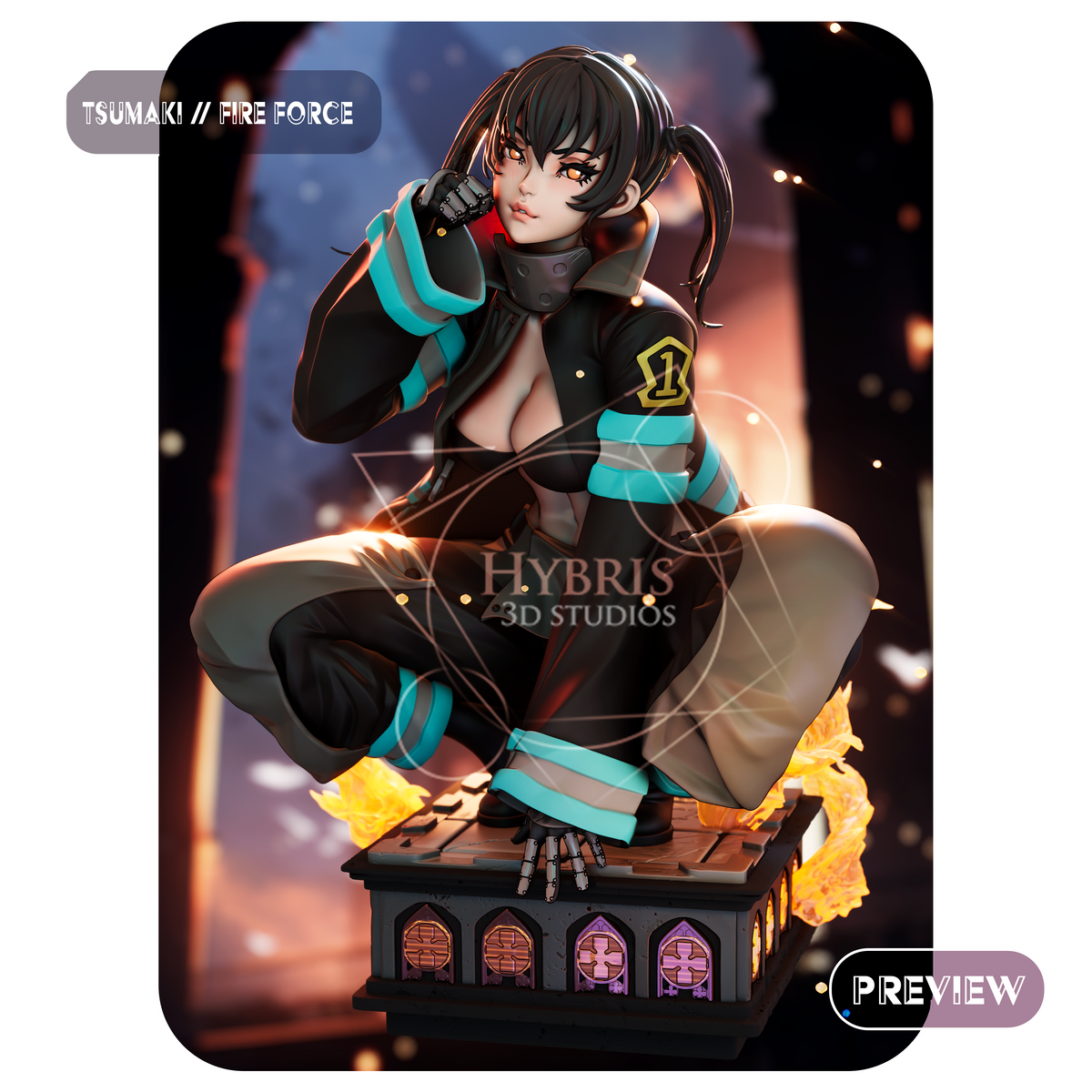 1890 Tamaki Kotatsu_Fire Force - STL 3D Print Files