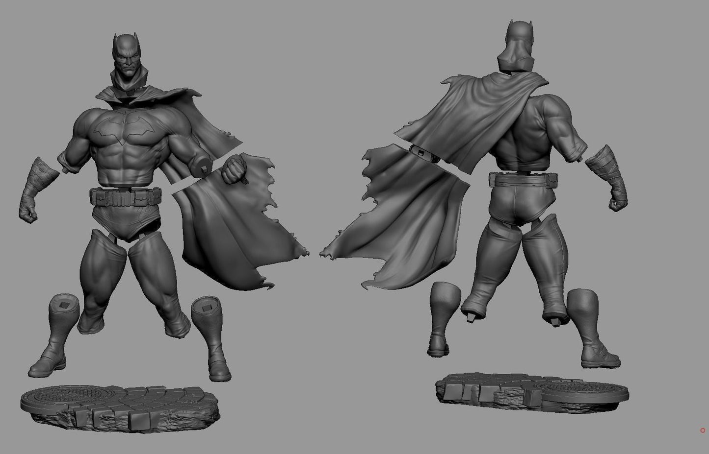 0505 Batman Muscle - STL 3D Print Files